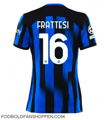 Inter Milan Davide Frattesi #16 Hjemmebanetrøje Dame 2023-24 Kortærmet